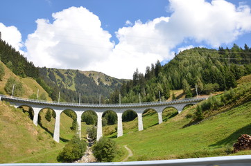 Fototapeta na wymiar Zugbrücke