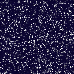 Nice cartoon star pattern with different stars icons on dark background
