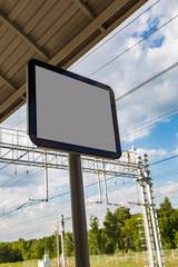 Street direction pointer without signs and symbols
