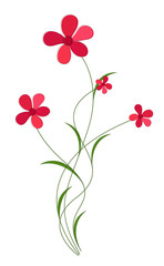 Naklejka premium Flowers Vector Illustration