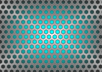 Fototapeta na wymiar Abstract hexagonal shape background with color backlight. Abstract vector background. Vector EPS10