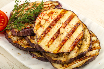 Grilled eggplant