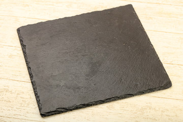 Black stone plate