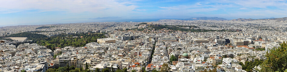 Fototapeta na wymiar Athens Panorama