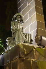 Praca do Infante (wichtiger Verkehrsknoten mit einem Kreisverkehr und Brunnen), Funchal, Madeira,...