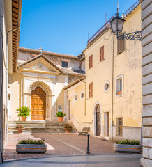 Fototapeta na wymiar Scenic sight in Alatri, province of Frosinone, Lazio, Central Italy.