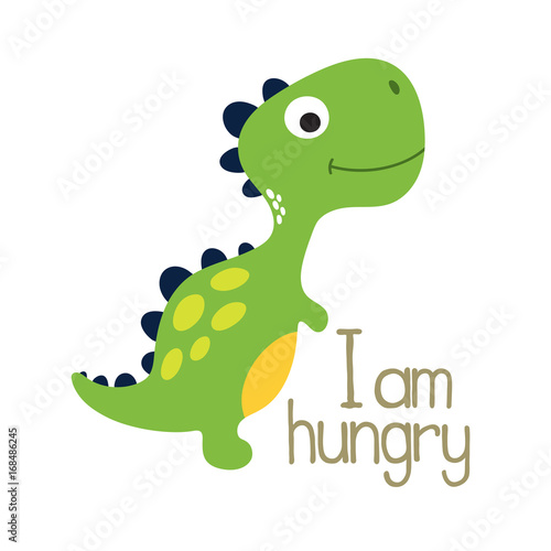 "Cute dino illustration" Stock image and royalty-free vector files on
