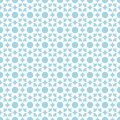 Floral seamless pattern. Blue and white background