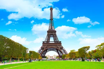 Zelfklevend Fotobehang De Eiffeltoren © Roman Sigaev