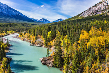 Abraham Lake in the Rockies