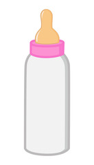 Baby Milk Bottle Vector