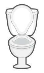Toilet Seat Vector Design
