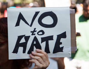 No to hate 