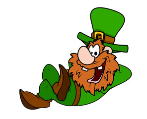 Laughing Leprechaun Sleeping