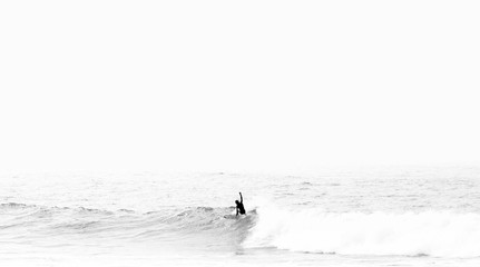 Surfer in Ocean