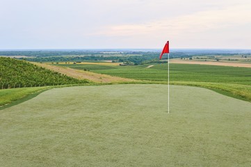 Obraz premium Golf terrain.