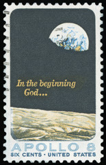 US Postage Stamp - Apollo 8