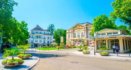 Tuinposter Theater in Baden-Baden, Baden-Württemberg, Duitsland © Alexi Tauzin