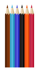 Colorful Pencils Vector