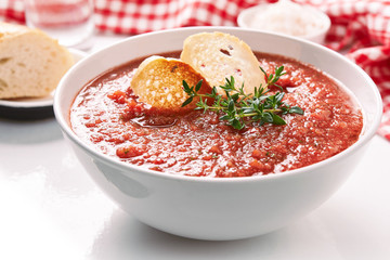 summer tomato soup