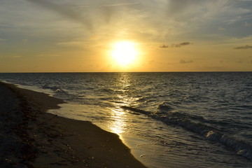 Beach Sunset in Varadero