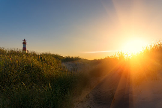 Sunset at Ellenbogen  - List, Sylt, Germany