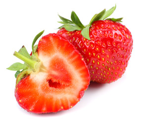Strawberry isolated on white background. Clipping Path