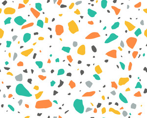 Terrazzo Pattern. Endless Background. 