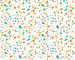 Terrazzo Pattern. Endless Background. 