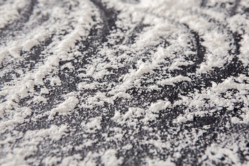 White floor on black background, abstract texture