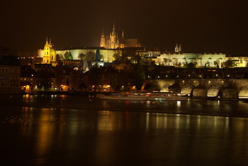 プラハ夜景