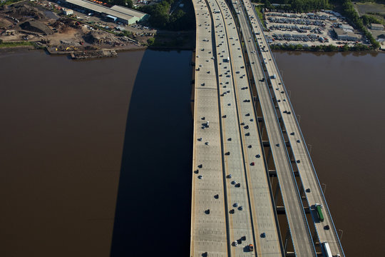 aerial flight over new york