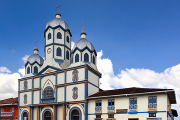 Obraz premium Colombia Filandia church