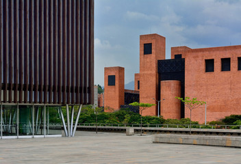 Colombia Medellin plaza mayor