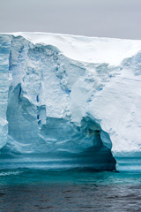 Antarctica - Antarctic Peninsula - Tabular Iceberg in Bransfield Strait