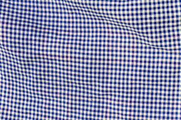 Checkered fabric texture. Cloth background