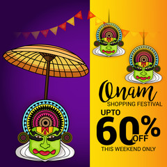Fototapeta premium Happy Onam.