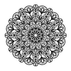 Flower pattern on a white background