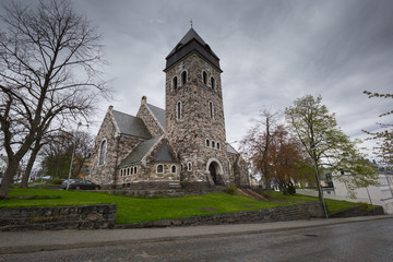 Fototapeta premium Alesund church, on Kirkegata, Alesund