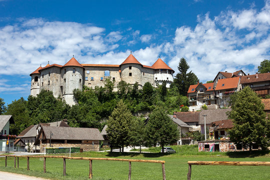 Zuzemberk and medieval castle, Lower Carniola - Slovenia
