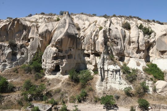 Fairy Chimneys in Cappadocia, Goreme, 2017