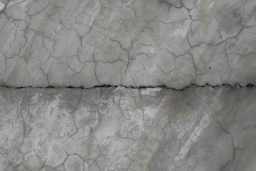 The old concrete cracked wall ,grunge background