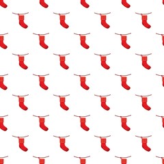 Hanging christmas sock pattern