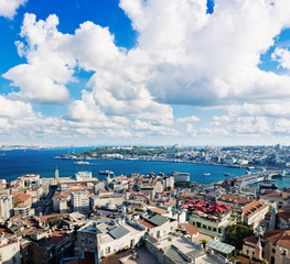 Fototapeta na wymiar Istanbul View from Galata tower