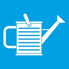 Watering can icon white
