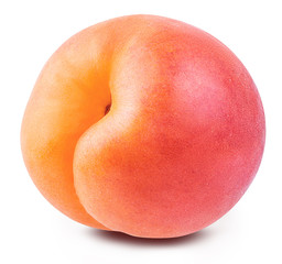 Fresh apricot isolated on white background