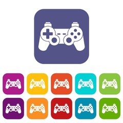 Game controller icons set