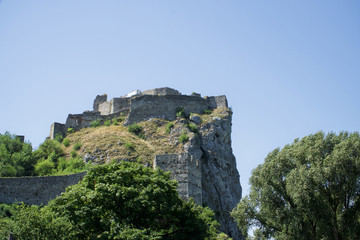 Fototapeta na wymiar Devin Castle in Bratislava, Slovakia