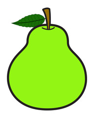 Pear Vector Illustration