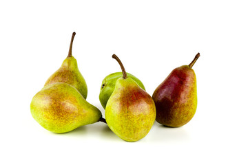 Pears isolated on white background